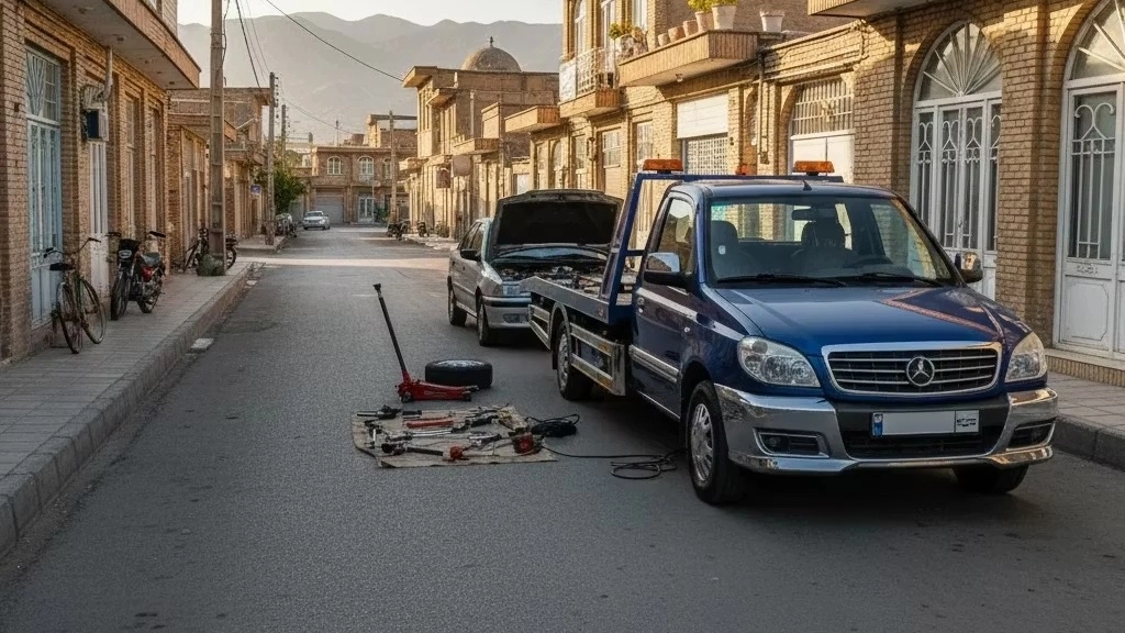 تعمیر خودرو در محل میاندوآب با اعزام سریع