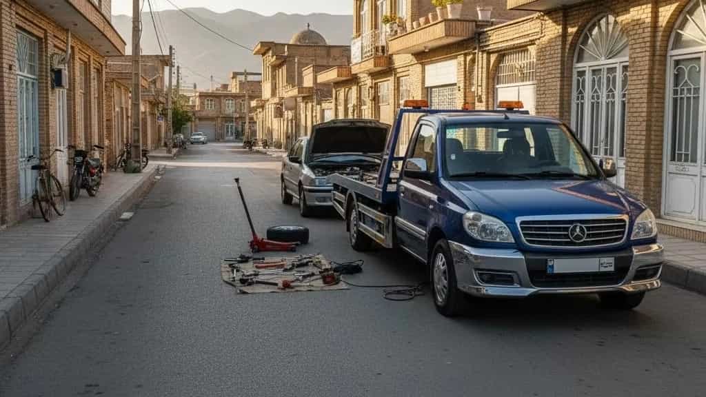 تعمیر خودرو در محل میاندوآب با اعزام سریع